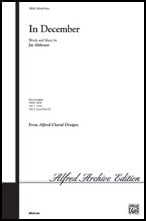 In December SAB choral sheet music cover